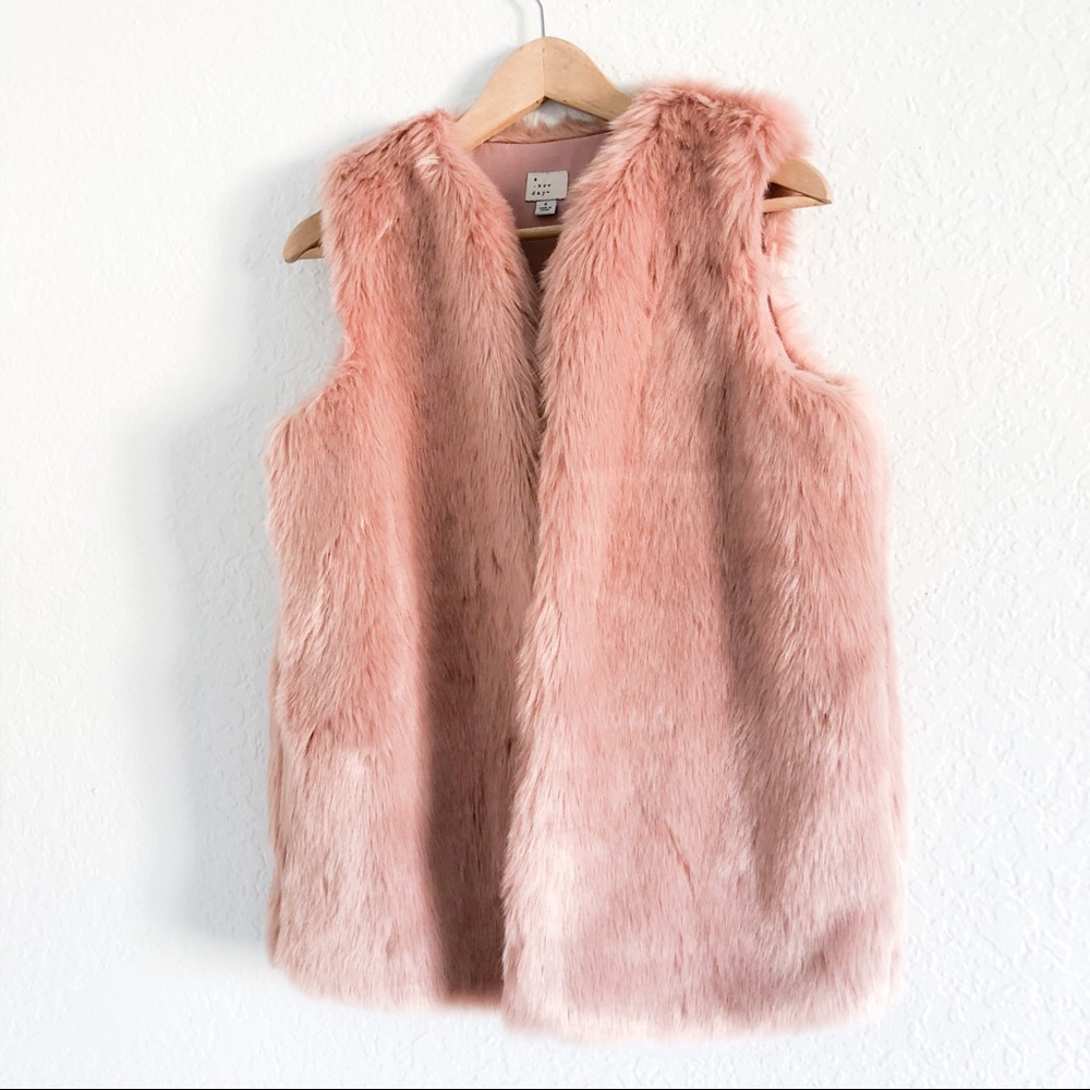 A New Day - Faux Fur Vest